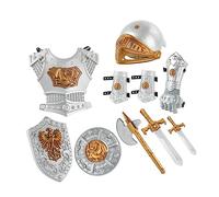 Beaupretty Knight Costume Cosplay Outfit with Swords for Boys Role Play Party Dress Up Halloween Birthday Gift