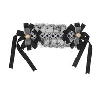Beaupretty Lace Bow Headband for Women Elegant Lolita Hair Accessory for Cosplay Parties Cute Gothic Style Headdress Versatile Vintage Ribbon Hair Ornament for Girls