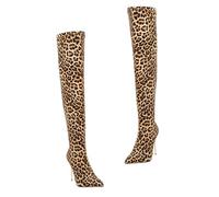 Beaupretty Ladies Winter Boots Long Boot for Women Fashion Thigh High Shoes Thin Heel Comfortable Material Skid-resistant Sole Suitable for Seasons