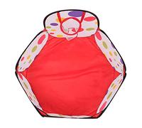 Beaupretty Large Ball Pit Tent with Basketball Hoop Safe Educational Plaything for Indoor Outdoor Pop Up Playhouse Easy to Clean and Store Boys