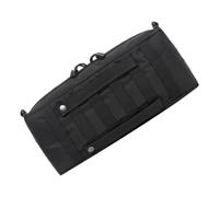 Beaupretty Large Capacity Outdoor Pouch Black Nylon Multi-function Storage Bag for Camping and Games, Practical Portable Crossbody Utility Pouch for Cycling