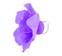 Beaupretty Large Floral Fascinator Headband Elegant Bridal Shower Wedding Prom Hair Accessory Comfortable Secure Fit for Tea Party Halloween Christmas Celebrations