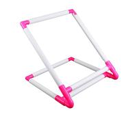Beaupretty Large PVC Plastic Cross Stitch Frame Stand 25x35x30cm Tabletop Embroidery Holder Scroll Hoop for Quilting and DIY Needlework Projects
