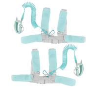 Beaupretty Leash Safety Harness with Adjustable Reflective Wrist Link Strap for Dual-use Anti-Lost Traction Rope in Sky-Blue for Parks Malls Airports Crowded Places