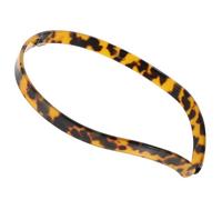 Beaupretty Leopard Pattern Hair Band and Headband for Women Korean Style Acetate Thin Headpiece Fashion Hair Accessory for Short and Casual Wear
