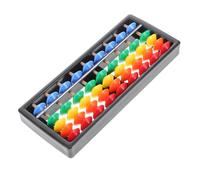 Beaupretty Level Colorful Plastic Abacus with Beads Per Row Mental Arithmetic Tool for Students Versatile Math Learning Aid for Classroom Desktop Counting Frame