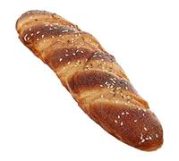 Beaupretty Lifelike PU Bread Model Fake French Bread Simulation Loaf for Home Decoration Photo Prop and Desktop Ornament Vivid Realistic Bakery Display for Living and Kitchen