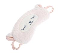 Beaupretty Light Blocking Sheep Shaped Eye Mask Comfortable Sleep Mask with Elastic Strap for Home Travel Breathable for Uninterrupted Rest for All Head