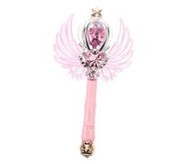 Beaupretty Light Up Fairy Wand for Bright Glowing Light and Music Pink Wand with Wings for Birthday Parties Cosplay and Roleplaying Creativity
