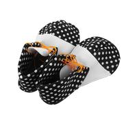 Beaupretty Lightweight Black and White Dotted Clown Shoes for Adults Comfortable Breathable Carnival Costume Props Fun Halloween Party Accessories for Circus and Cosplay Performances