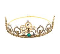Beaupretty Lightweight Steampunk Hairband for Women with Retro Skull and Gear Crown Antique Finish Headband with Rhinestone Details Comfortable Gothic Punk Accessory for Cosplay Carnival and
