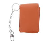 Beaupretty Lipstick Storage Bag in Deep Brown Featuring Mirror for Easy Touch-ups Portable Travel Daily Use This Organizer Holds Your Lipstick and Lip Gloss Securely