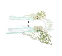 Beaupretty Little Girls Butterfly Flower Hair Band Headpiece for Fairy Wings Cosplay Lolita Headwear Flower Girl Hair Accessories