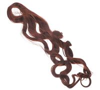Beaupretty Long Curly Hair Extensions Wig 22-inch for Women Braiding Hair Chic Style Easy to Wear 75g