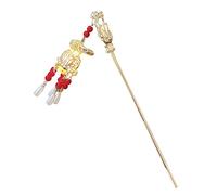 Beaupretty Long Hairpin Battery Light Chinese Hair Jewelry Vintage Style Hair Pins for Women Bun