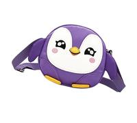 Beaupretty Lovely Cartoon Crossbody Bag Lightweight Purple Messenger Handbag for Preschool Outdoor Use Compact Durable Storage for Snacks and Essentials