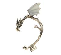 Beaupretty Luminous Punk Male Ear Clips Stylish Ear Jewelry for Women and Men Dark Accessories