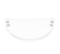 Beaupretty Magnetic Semicircular Rectangle Optical Lens Acrylic Physics Lab Equipment for Science Teaching Concave Refraction and Reflection Demonstration Tool for Classroom and Research