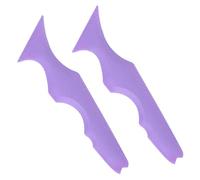 Beaupretty Makeup Guide Stencils 2pcs Silicone Eyebrow and Eyeliner Template Aid Reusable Eye Makeup Tool for Precise Winged Liner Application and Eyebrow Shaping