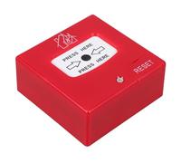 Beaupretty Manual Fire Alarm Reset Button Emergency Manual Fire Switch Station for Business Home Security Plastic Emergency Alarm Call Button Suitable for Seniors