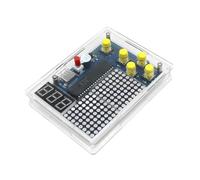 Beaupretty Manual Game Console DIY Soldering Kit for Adults and Blue Handheld Game Machine Welding Practice with Battery Box Electronic Circuit Project for Skill Building and Fun