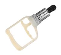 Beaupretty Manual Vacuum Cupping Pump Handheld Suction Tool for Body and Facial Therapy Silver Hand Pump with Easy Operation Multifunctional Design for Home and Salon Use