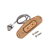 Beaupretty Maple Wood 4-String Humbucker Guitar Pickups for Cigar Box Guitar High-Quality String Replacement Sturdy 4-Pole Design for Electric Parts