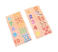 Beaupretty Matching Game for Montessori Math Learning Puzzle Educational for Preschool and Kindergarten Cognitive Skill Development and Parent Interactive Play