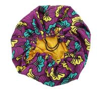 Beaupretty Material Adjustable Buckle for Women Hair Care Bonnet Satin Sleeping Hat Beauty Salon Essential