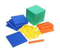 Beaupretty Math Learning Cube for Safe Decimal Counting Blocks Interactive Primary School Math Manipulatives Educational Building for Addition Subtraction Multiplication Division