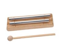 Beaupretty Meditation Classroom Bell Percussion Instrument with Mallet for Musical Solid Polished Metal Tone Chime for Yoga Prayer Early Music Education Gift for Boys