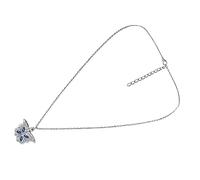 Beaupretty Memorial Keepsake Necklace Minimalist Clavicle Charm Pendant for Special Days Features Photo Locket Design for Birthdays and