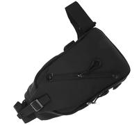 Beaupretty Men Crossbody Bag USB Chest Pack Lightweight Nylon Black | Wear Resistant, Easy to Carry, One Strap Design, for Outdoor Use, Charging Port Included