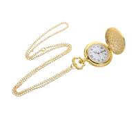 Beaupretty Men Pocket Watch Snake Pattern Zodiac Animal Engraved Retro Antique Pocket Watch Chain for Birthday Graduation