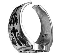 Beaupretty Men Punk Vintage Adjustable Ring Metal Open Ring Cool Finger Jewelry for Gothic Style