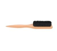 Beaupretty Men's Boar Bristle Beard Brush with Ergonomic Curved Handle for Precise Grooming Soft Bristles Reduce Frizz and Static for Daily Beard Care and Travel Use