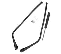 Beaupretty Metal Glasses Arm Replacement Comfortable Eyeglasses Temple Parts for Sunglasses Reading Glasses Lightweight Pressure Design