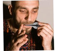 Beaupretty Metal Jaw Harp Portable Instrument for Beginners Easy to Play Traditional Folk Harp for Daily Entertainment and Relaxation Practices