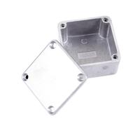 Beaupretty Metal Stomp Box Case Guitar Pedal Enclosure with Rust-resistant Polished Surface Suitable for Diy Effect Pedals