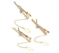 Beaupretty Metal Tie Clips for Men Unique Music Design Violin Guitar Necktie Clips Sturdy Copper Buckles for Concerts Weddings and Business Events for Music Lovers
