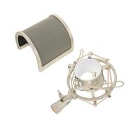 Beaupretty Microphone Pop Filter U Shape Windscreen Shield Shock Mount for Recording Vocal Mic Screen Kit