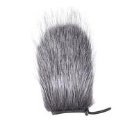 Beaupretty Microphone Wind Screen 12cm Furry Windscreen Muff Cover Outdoor Windproof Mic Cover for Studio and Karaoke Use
