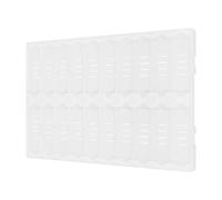 Beaupretty Microscope Slide Holder 20-Slot Plastic Storage Rack for Laboratory Slides Staining Tray