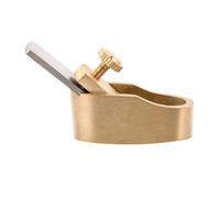 Beaupretty Mini Brass Thumb Plane for Violin Making and Fingerboard Woodworking, Smooth Operation Hand Tool for Creative Projects and Workshops, Versatile Woodworking Plane Cutter