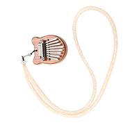 Beaupretty Mini Kalimba Pendant Portable Finger Piano with Lanyard for Adults Durable Musical Instrument for Learning and Playing Music