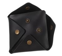 Beaupretty Mini Leather Coin Pouch Compact Coin Storage Bag for Earphones Cash and Keys for Travel and Daily Use Stylish Small Accessory Matte