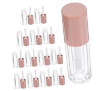 Beaupretty Mini Lip Gloss Containers 14pcs Plastic Empty Lip Gloss Tubes Brush Refillable