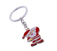 Beaupretty Mini Santa Claus Keychain Key Ring Christmas Key Chain Trinket Decorative Handbag Pendant Souvenir Holiday Accessory