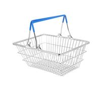 Beaupretty Mini Shopping Basket for Portable Iron Art Storage Basket with Handles Multifunctional and Book Organizer for Boys