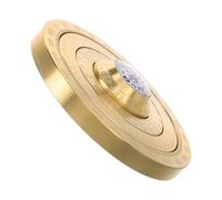 Beaupretty Mini Traditional Bagua Luo Pan Compass Portable Copper Feng Shui Decor with Accurate Readings Solid Handheld Chinese Compass for Prosperity and Luck Compact Ancient Luo Pan Tool